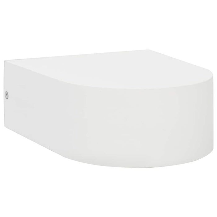 Lampă de perete pentru exterior, 2 buc., alb, 11 W, rotundă - WALTI WALTI