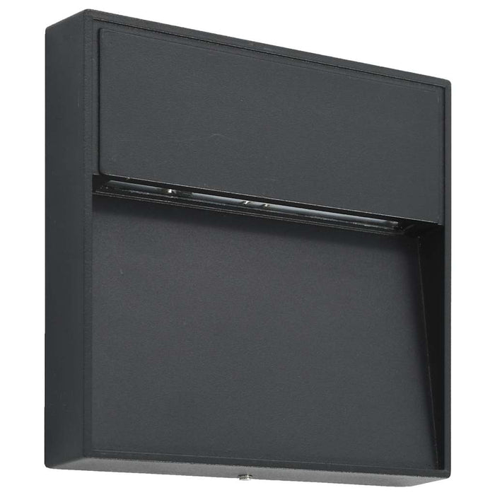 Lămpi de perete LED de exterior, 2 buc., negru, 3 W, pătrat - WALTI WALTI