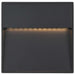 Lămpi de perete LED de exterior, 2 buc., negru, 3 W, pătrat - WALTI WALTI
