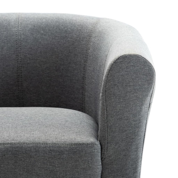 Fotoliu, gri deschis, material textil - WALTI WALTI