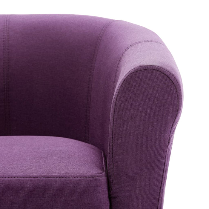 Fotoliu, violet, material textil WALTI