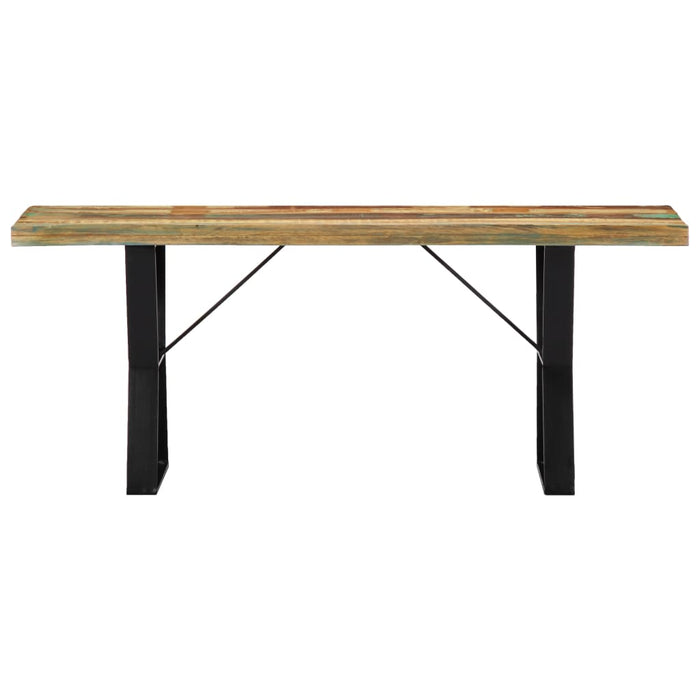Bancă, 110 cm, lemn masiv reciclat WALTI