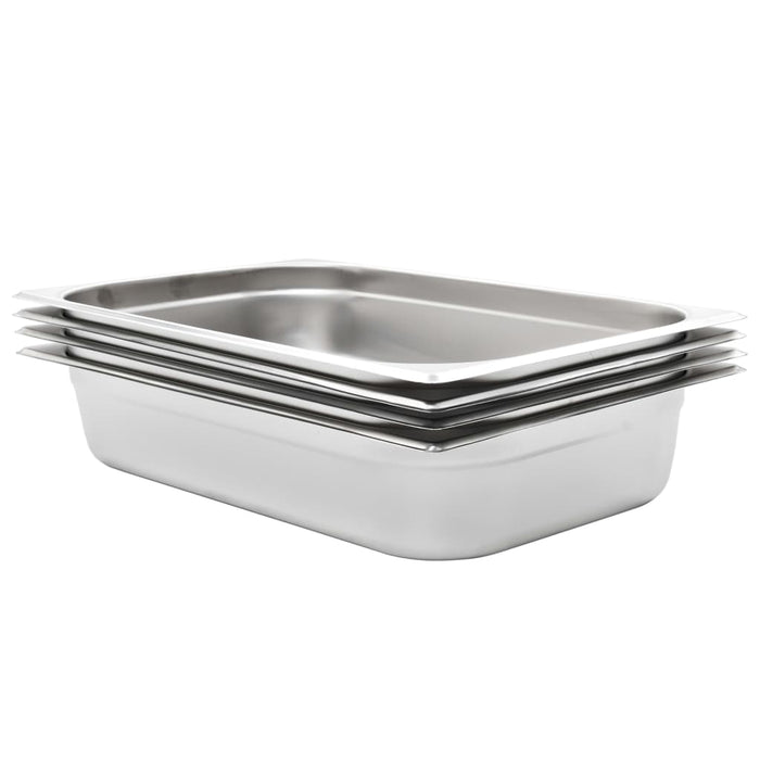 Recipiente Gastronorm 4 buc. GN 1/1 100 mm oțel inoxidabil - WALTI WALTI