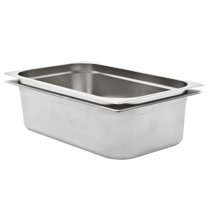 Recipiente Gastronorm 2 buc. GN 1/1 150 mm oțel inoxidabil - WALTI WALTI