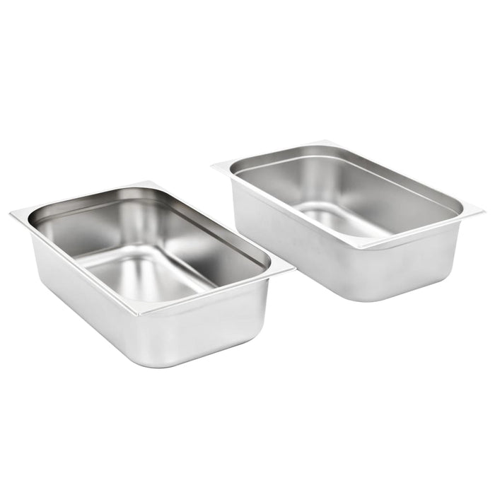 Recipiente Gastronorm 2 buc. GN 1/1 150 mm oțel inoxidabil - WALTI WALTI