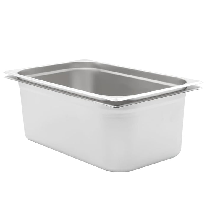 Recipiente Gastronorm 2 buc. GN 1/1 200 mm oțel inoxidabil - WALTI WALTI
