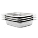 Recipiente Gastronorm 4 buc. GN 1/2 65 mm oțel inoxidabil - WALTI WALTI