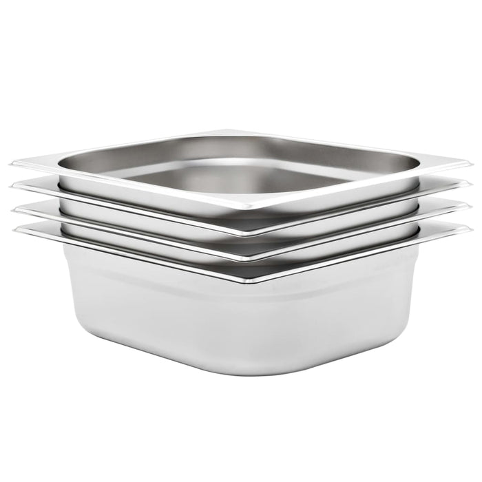 Recipiente Gastronorm 4 buc. GN 1/2 100 mm oțel inoxidabil - WALTI WALTI