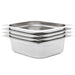 Recipiente Gastronorm 4 buc. GN 1/2 100 mm oțel inoxidabil - WALTI WALTI