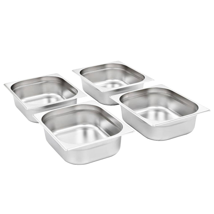 Recipiente Gastronorm 4 buc. GN 1/2 100 mm oțel inoxidabil - WALTI WALTI