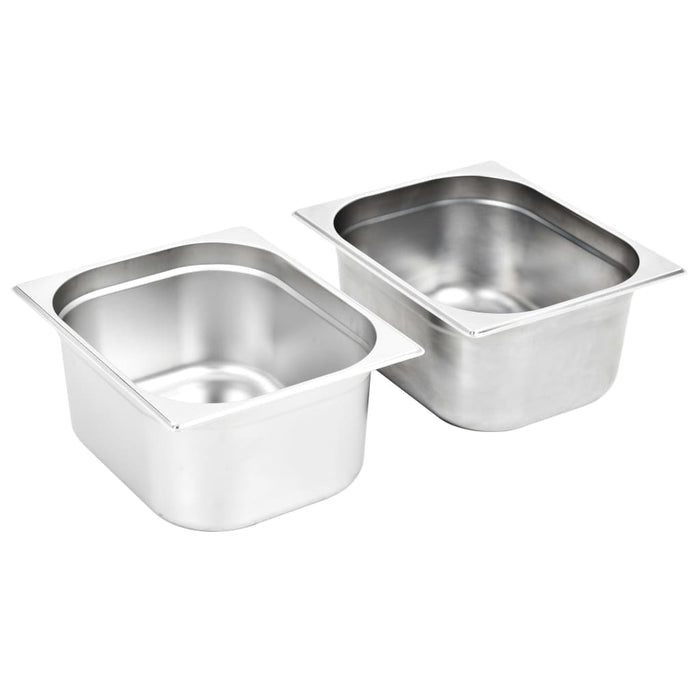 Recipiente Gastronorm 2 buc. GN 1/2 150 mm oțel inoxidabil - WALTI WALTI