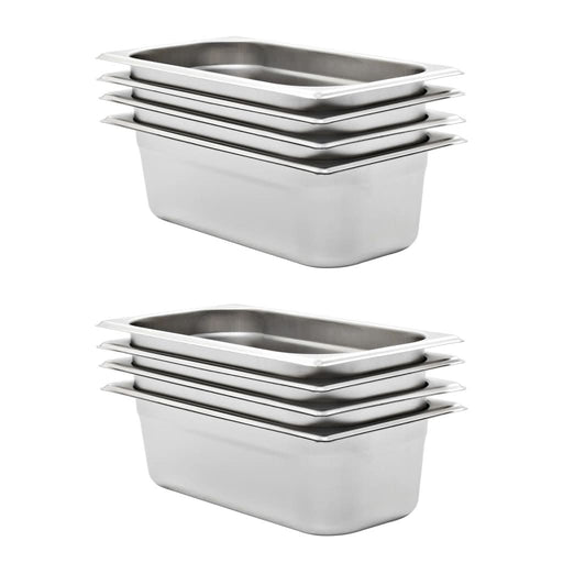 Recipiente Gastronorm 8 buc. GN 1/3 100 mm oțel inoxidabil - WALTI WALTI