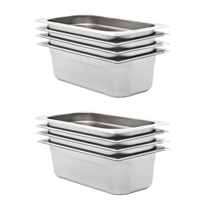 Recipiente Gastronorm 8 buc. GN 1/3 100 mm oțel inoxidabil - WALTI WALTI