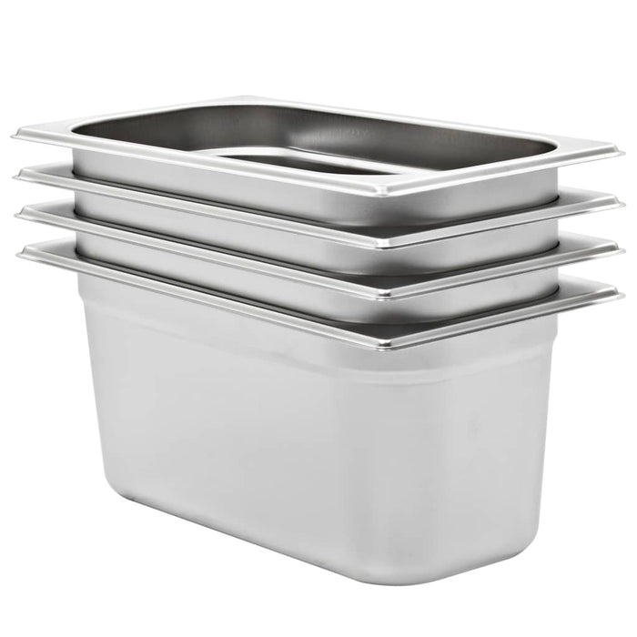 Recipiente Gastronorm 4 buc. GN 1/3 150 mm oțel inoxidabil - WALTI WALTI