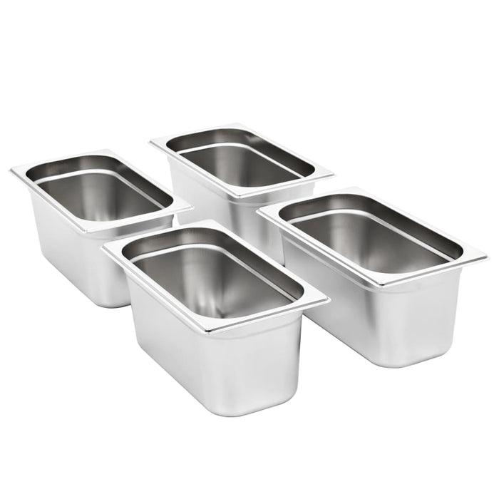 Recipiente Gastronorm 4 buc. GN 1/3 150 mm oțel inoxidabil - WALTI WALTI