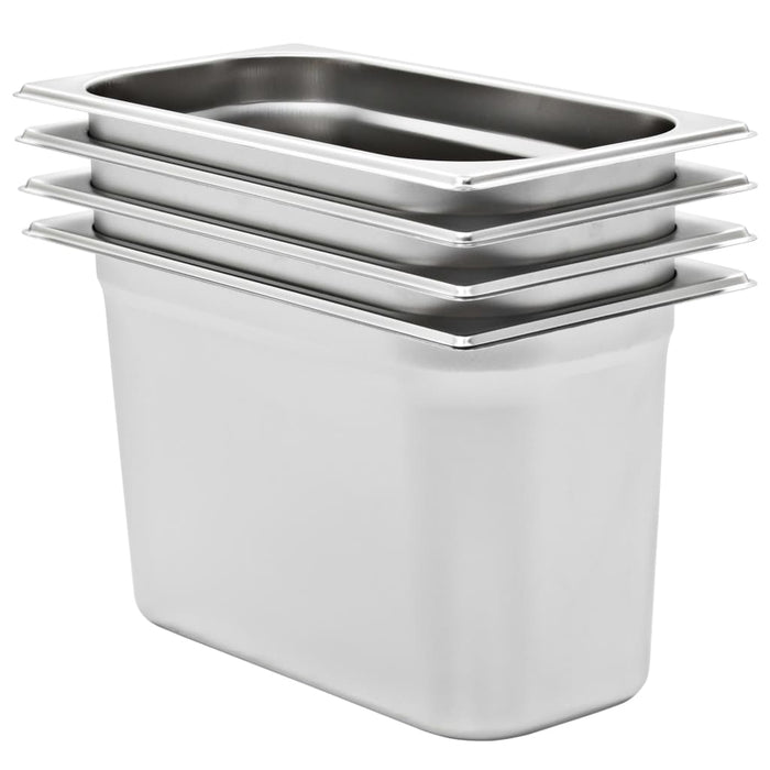 Recipiente Gastronorm 4 buc. GN 1/3 200 mm oțel inoxidabil - WALTI WALTI