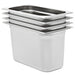 Recipiente Gastronorm 4 buc. GN 1/3 200 mm oțel inoxidabil - WALTI WALTI