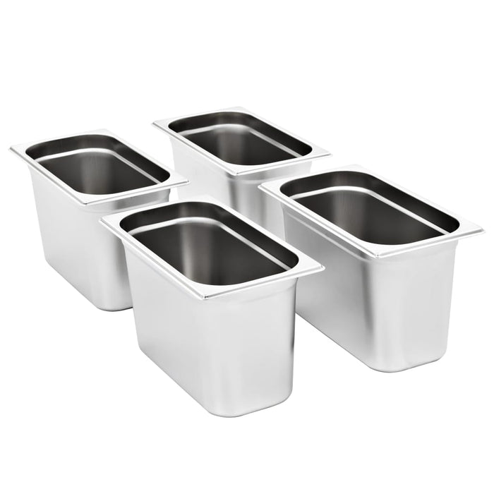 Recipiente Gastronorm 4 buc. GN 1/3 200 mm oțel inoxidabil - WALTI WALTI