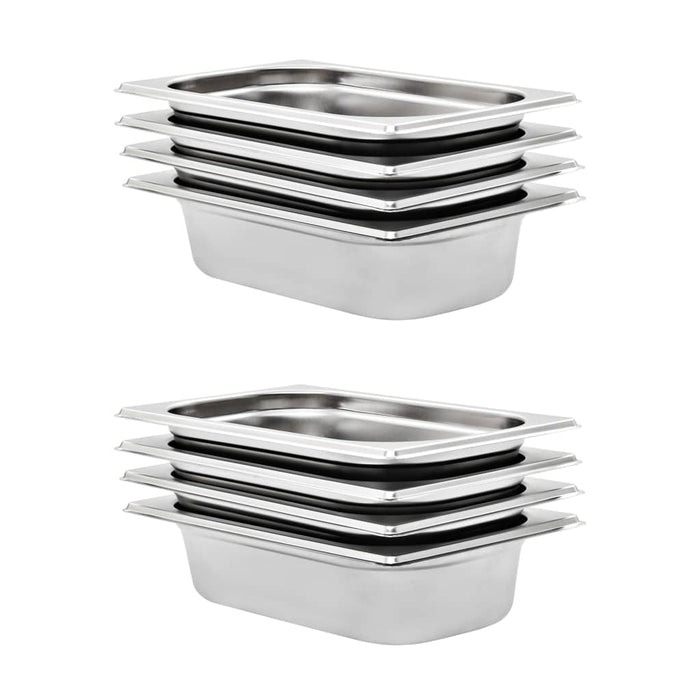 Recipiente Gastronorm 8 buc. GN 1/4 65 mm oțel inoxidabil - WALTI WALTI
