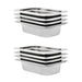 Recipiente Gastronorm 8 buc. GN 1/4 65 mm oțel inoxidabil - WALTI WALTI