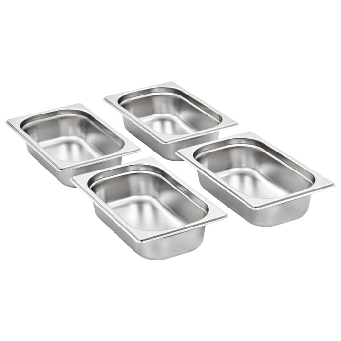 Recipiente Gastronorm 8 buc. GN 1/4 65 mm oțel inoxidabil - WALTI WALTI
