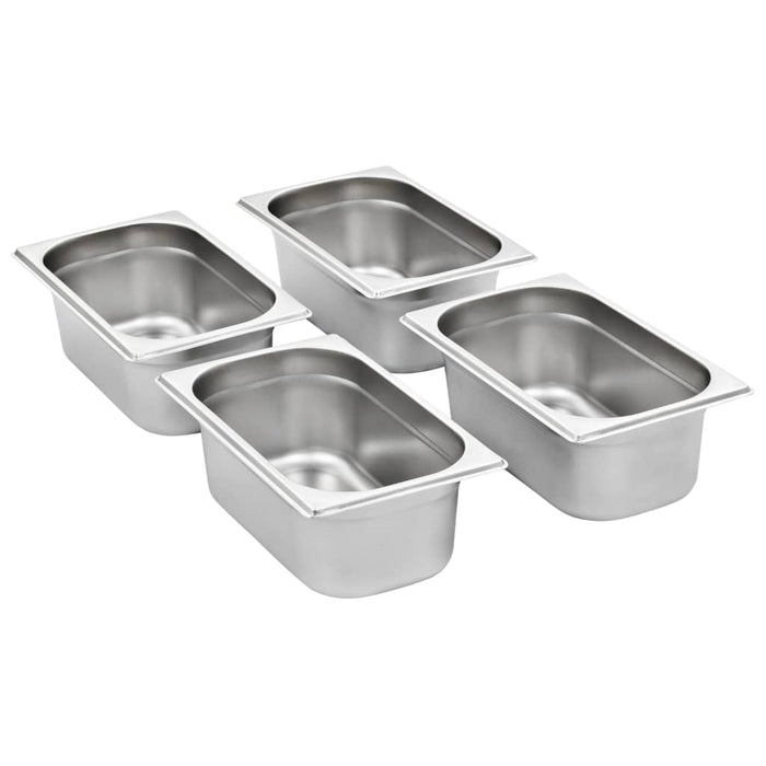 Recipiente Gastronorm 8 buc. GN 1/4 100 mm oțel inoxidabil - WALTI WALTI