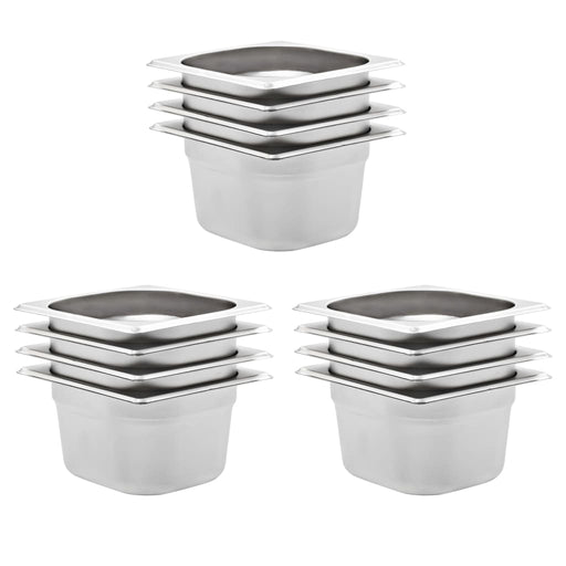 Recipiente Gastronorm 12 buc. GN 1/6 100 mm oțel inoxidabil - WALTI WALTI