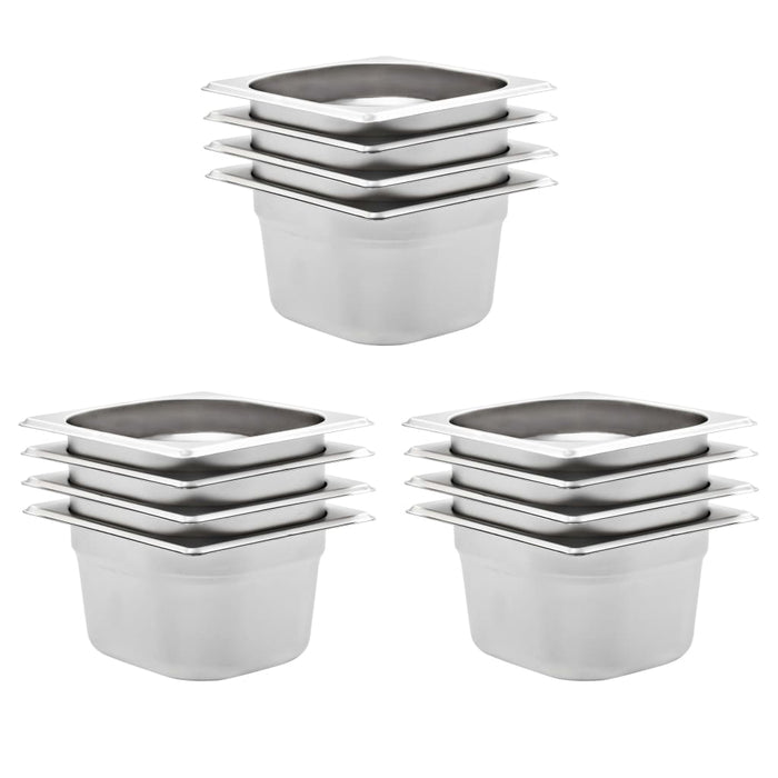 Recipiente Gastronorm 12 buc. GN 1/6 100 mm oțel inoxidabil - WALTI WALTI