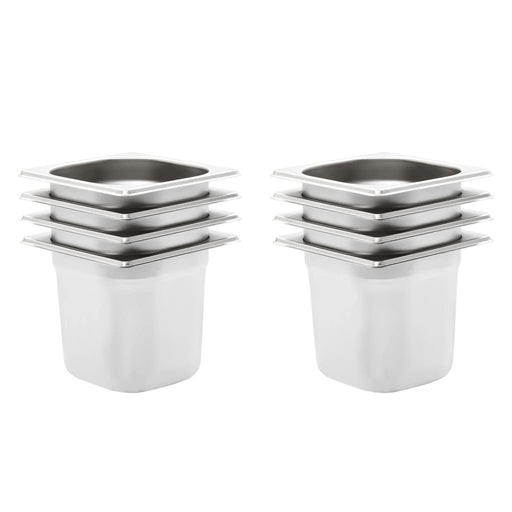 Recipiente Gastronorm 8 buc. GN 1/6 150 mm oțel inoxidabil - WALTI WALTI