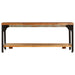 Măsuță de cafea cu raft, 100 x 60 x 35 cm, lemn masiv reciclat - WALTI WALTI