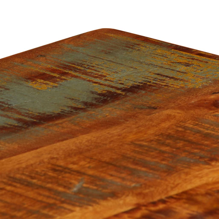 Măsuță de cafea cu raft, 100 x 60 x 35 cm, lemn masiv reciclat - WALTI WALTI