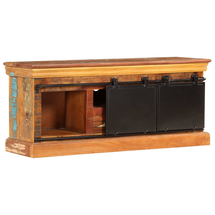 Comodă TV, 110 x 30 x 45 cm, lemn masiv reciclat - WALTI WALTI