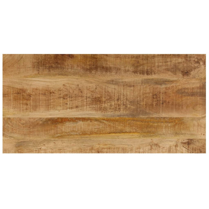 Măsuță de cafea, 100x50x35 cm, lemn masiv de mango și oțel - WALTI WALTI