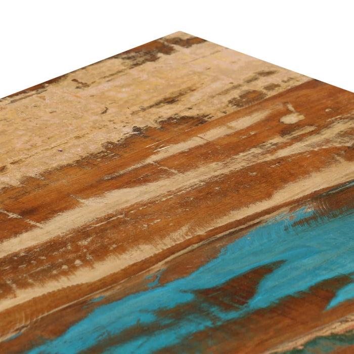 Măsuță de cafea, 100x50x35 cm, lemn masiv reciclat și oțel - WALTI WALTI