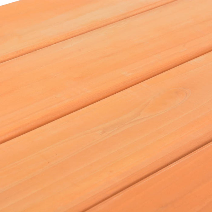 Masă cu bănci pentru picnic copii 89x79x50cm lemn masiv brad - WALTI WALTI