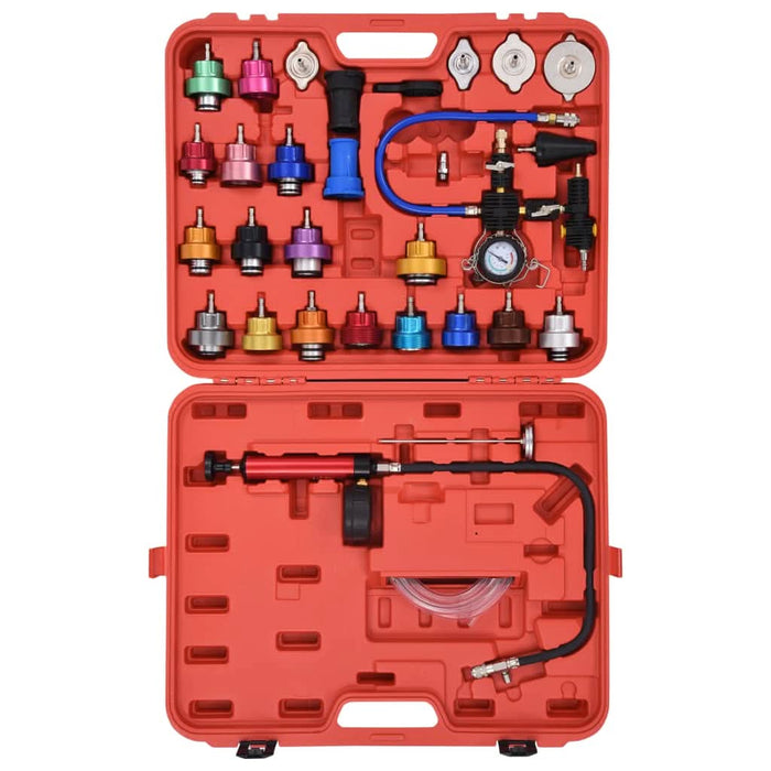 Set testare presiune radiator și sistem de răcire, 28 piese - WALTI WALTI