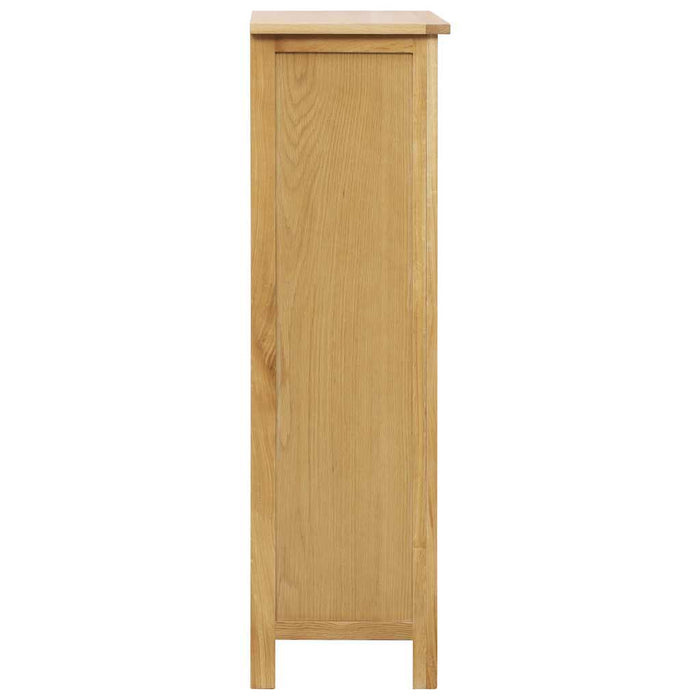 Dulap de pantofi, 76 x 37 x 105 cm, lemn masiv de stejar - WALTI WALTI