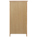 Dulap de pantofi, 76 x 37 x 105 cm, lemn masiv de stejar - WALTI WALTI