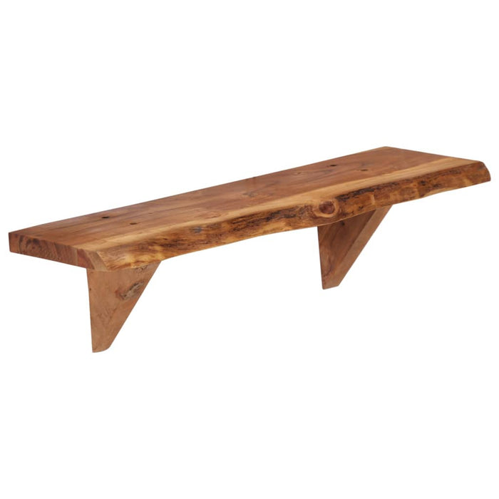 Rafturi de perete, 2 buc., 60x20x18 cm, lemn masiv de acacia WALTI