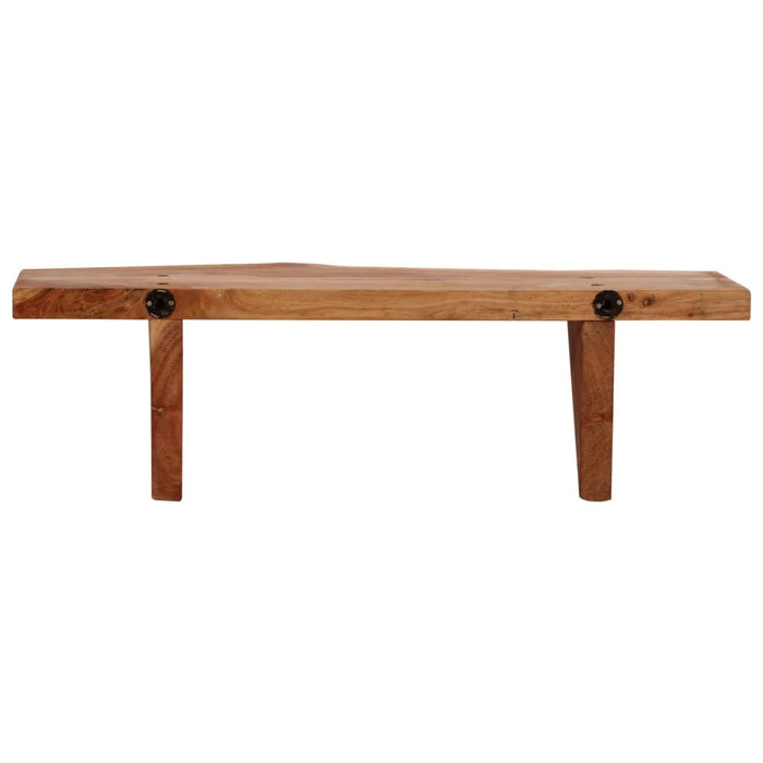 Rafturi de perete, 2 buc., 60x20x18 cm, lemn masiv de acacia WALTI