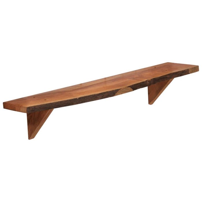 Rafturi de perete, 2 buc., 90x20x18 cm, lemn masiv de acacia WALTI
