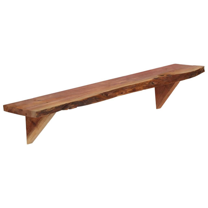 Rafturi de perete, 2 buc., 90x20x18 cm, lemn masiv de acacia WALTI