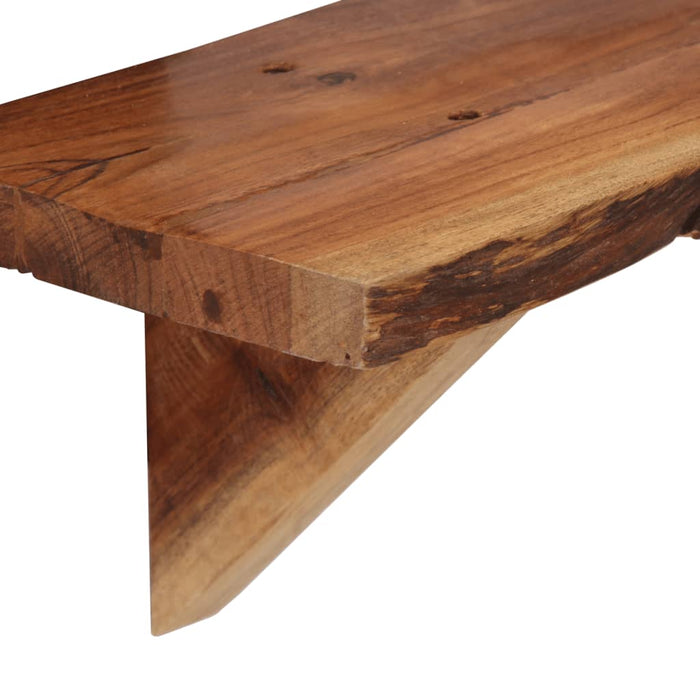 Rafturi de perete, 2 buc., 90x20x18 cm, lemn masiv de acacia WALTI