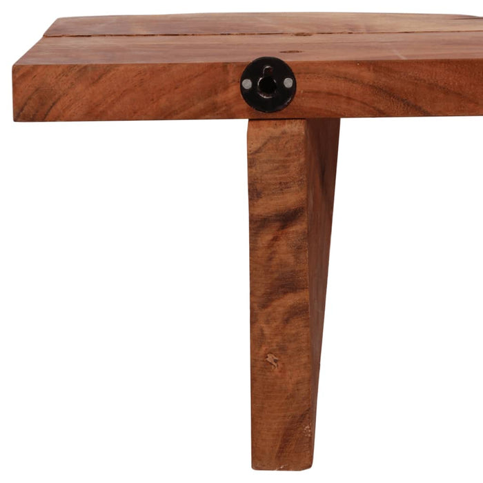 Rafturi de perete, 2 buc., 90x20x18 cm, lemn masiv de acacia WALTI