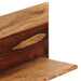 Rafturi de perete, 2 buc., 58x26x20 cm, lemn masiv de sheesham - WALTI WALTI