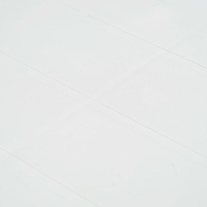 Masă de grădină, alb, 150 x 90 x 72 cm, plastic, aspect ratan - WALTI WALTI