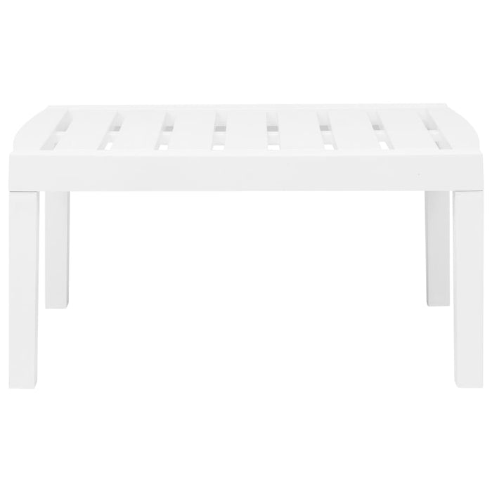 Set mobilier de grădină, 3 piese, alb, plastic - WALTI WALTI