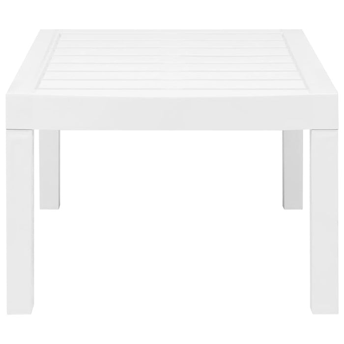 Set mobilier de grădină, 3 piese, alb, plastic - WALTI WALTI