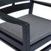 Set mobilier de grădină, 3 piese, antracit, plastic - WALTI WALTI