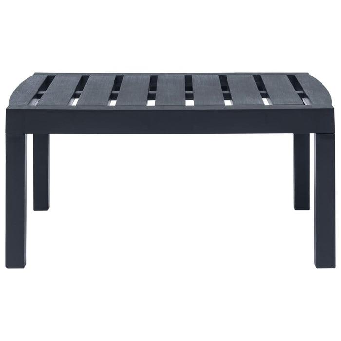 Set mobilier de grădină, 3 piese, antracit, plastic - WALTI WALTI